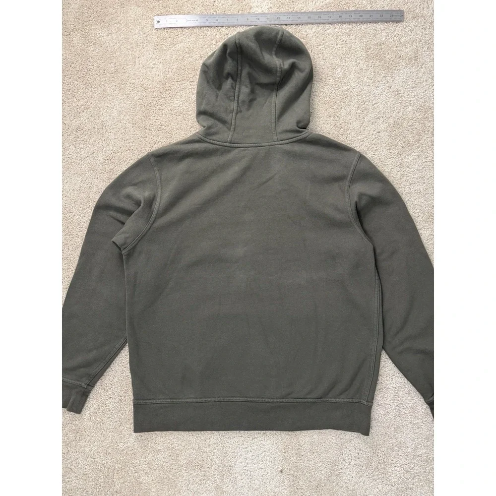 The North Face Half Dome Pullover‎ Hoodie Olive Green Size Large Kangaroo Pocket